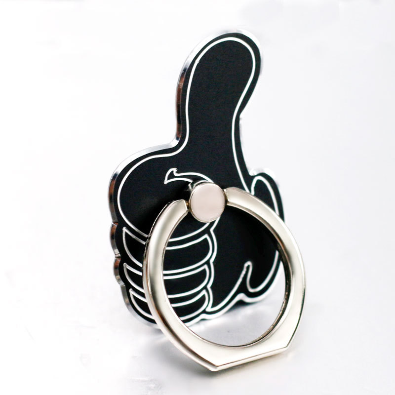 Factory direct supply mobile phone accessories all metal ring buckle bracket cartoon desktop lazy creative mobile phone bracket wholesale