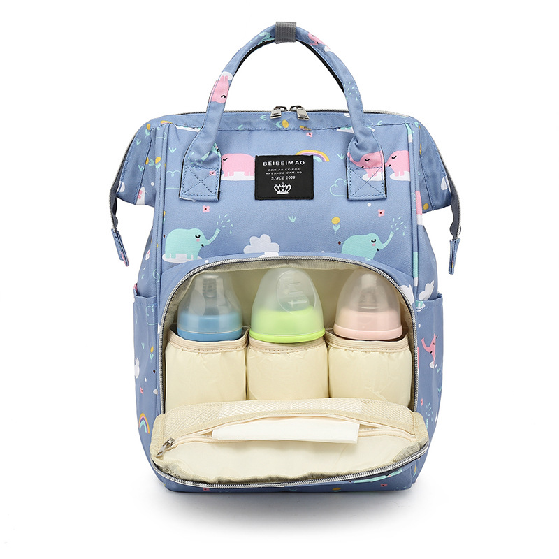 Beibei Cat New Mummy Bag Fashion Multifunctional Backpack Portable Mother and Baby Bag Lightweight Going Out Mother Bag Backpack