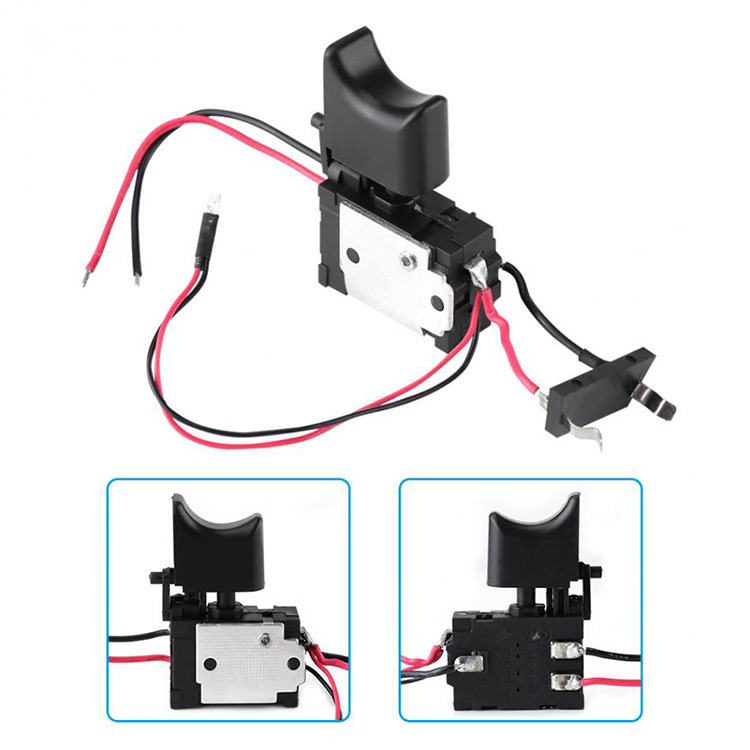 12v リチウムドリルスイッチ小型光可逆速度 DC 精密電気ドリルスイッチ電気技師電動工具|undefined