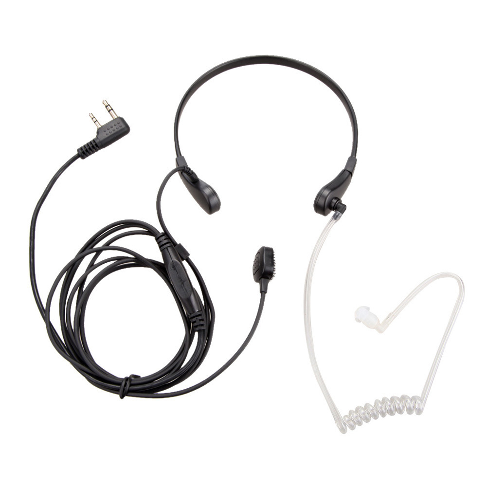 Baofeng walkie-talkie UV-5R throat control headset throat shock headset finger ptt air duct riding self-driving wholesale