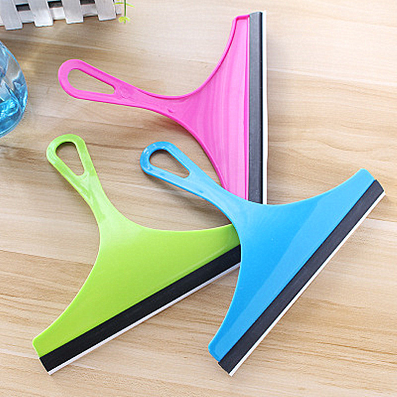 Household Wipe Glass Wiper Gadget Silicone Plastic Wipe Window Car Window Water Scraper Table Tool Scraper Bathroom Scraper