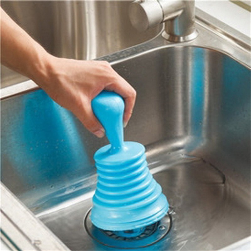Household kitchen sink pipe dredge toilet sink drain squeeze drain cleaner
