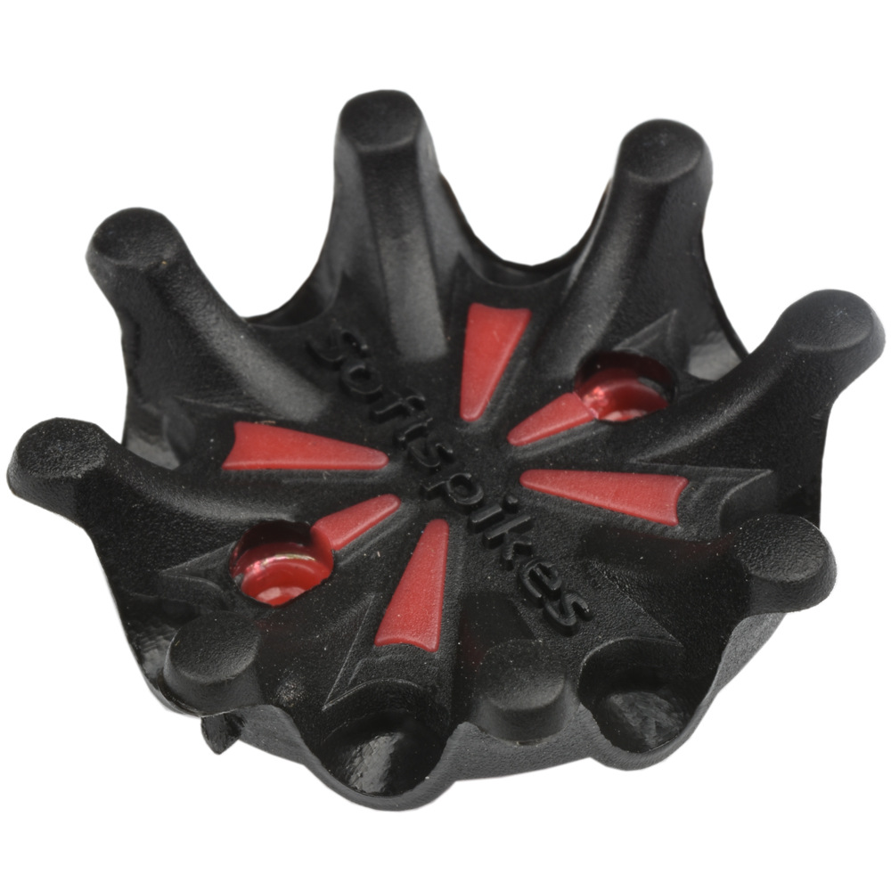 Eight-claw golf shoe nail screw type golf shoes shoe nail movable nail detachable thread shoe nail black and red