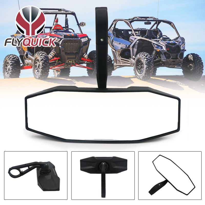 FLYQUICK cross-border trade universal 1.75-inch UTV/ATV rearview mirror all-terrain vehicle central mirror