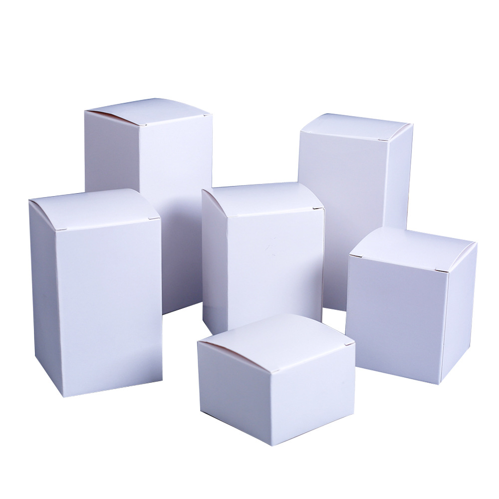 White box spot General White small paper box blind box packaging box small batch wholesale white cardboard box color box printing
