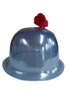 厂家供应塑料单色帽拖不易变形男女帽托各类型帽子成人小孩通用