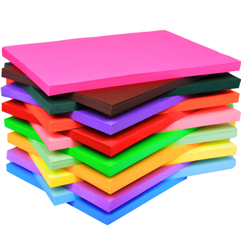 Puree A4 color hard cardboard a4 cardboard hard thickened color Cardboard Cardboard DIY handmade postcard paper