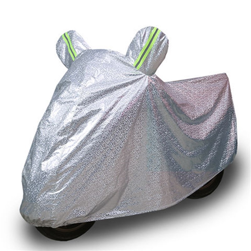 Electric Car Motorcycle Cover Battery Car Rain Cover Thickened Sun Protection Car Cover Sunshade Cover Cloth Rain and Dustproof Car Cover