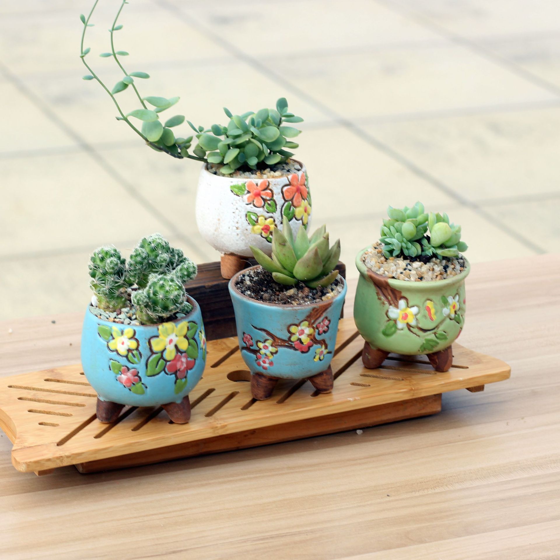 Hand-painted flowerpot succulent plant pot cross-border e-commerce product creative personality pot