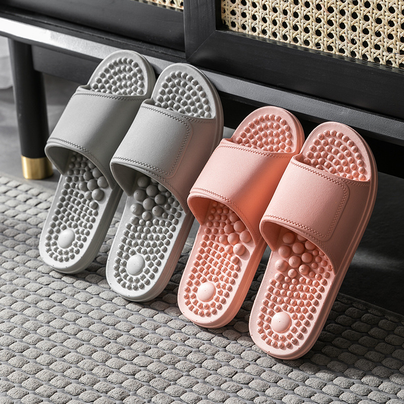 Women's summer couple Men's non-slip soft bottom home indoor wear-resistant bathroom hotel massage slippers New