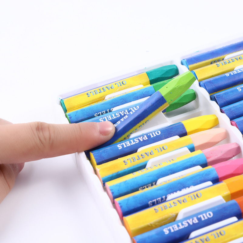 Smart bird fine selection oil painting stick 12-36 color washable environmental protection children's crayon painting brush painting tools wholesale