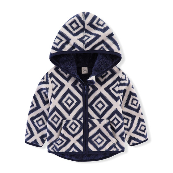 20 factory direct children's clothing spring and autumn girls polar fleece boys thick coat vests 2-8 years old factory wholesale