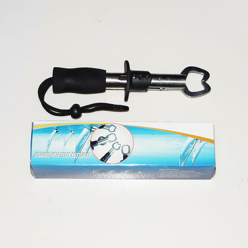 Stainless steel fish control device with scale fish clamp fish mouth pliers fish control pliers Luya fish mouth clip fish lifting fishing tools fishing gear