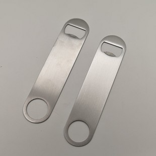 Factory Direct Creative Stainless Steel Beer Bottle Opener Metal Straight Bottle Opener Advertising Bottle Opener