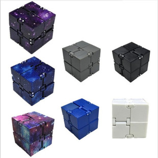 Cross-border water transfer printing unlimited cube unlimited decompression cube second generation decompression toy in stock supply decompression cube