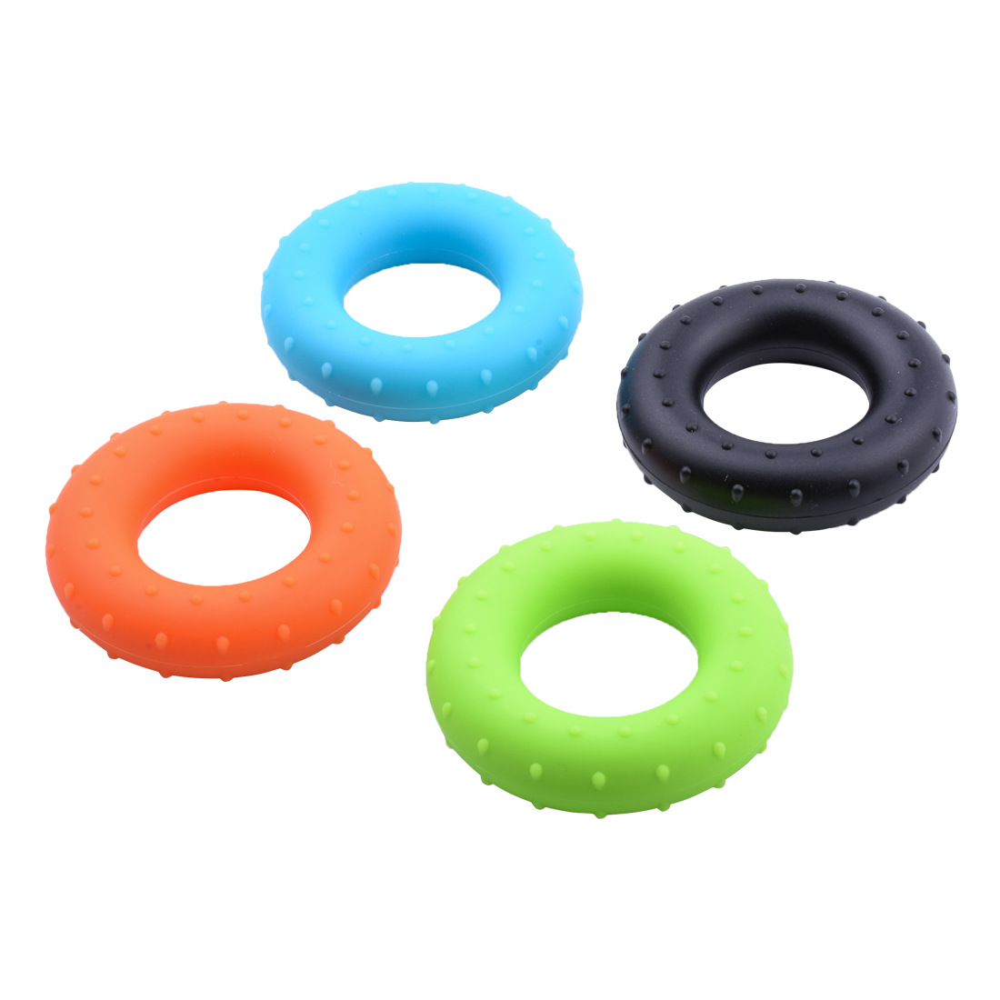 Silicone grip ring rehabilitation training finger men's five finger trainer fitness ring women's home fitness equipment
