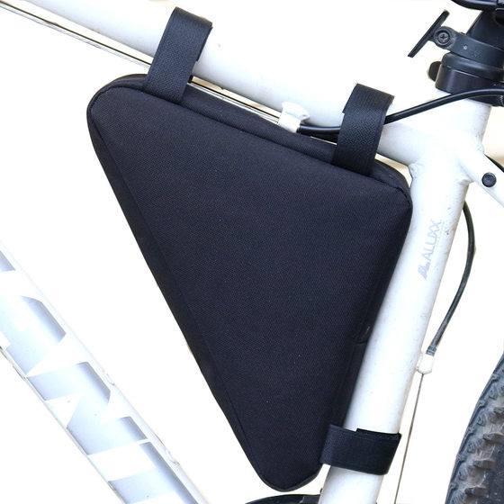 Promotional mountain bike bag triangle bag tool front beam bag factory direct bicycle polyester riding bag