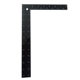 Steel Black Iron Angle Ruler Office Supplies Measurement Drawing Turn Ruler Metric English Metal Scale