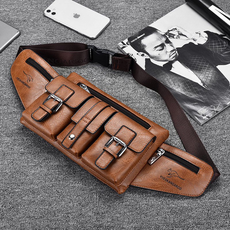 Men's Bag Waist Bag Men's Crossbody Bag Fashion Chest Bag Korean Shoulder Bag Foreign Trade Explosions