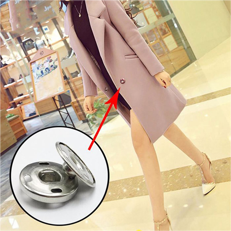 Cross-border multi-specification child-mother snap buckle hidden buckle clothing accessories 8.5/12/15/17/19/21