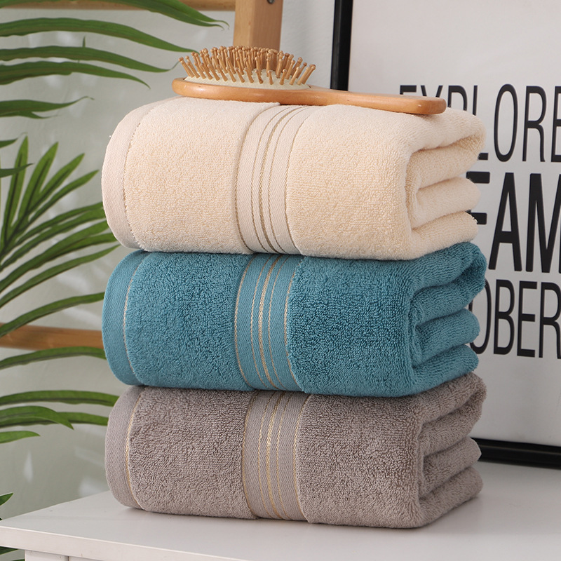 Factory direct limit stock cotton bath towel custom absorbent soft universal bath gift advertising company on behalf