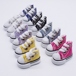3.5cm Strap Shoes BJD Doll Dress Up Casual Canvas Shoes 30cm Sweet Barbie Dress Up Shoes