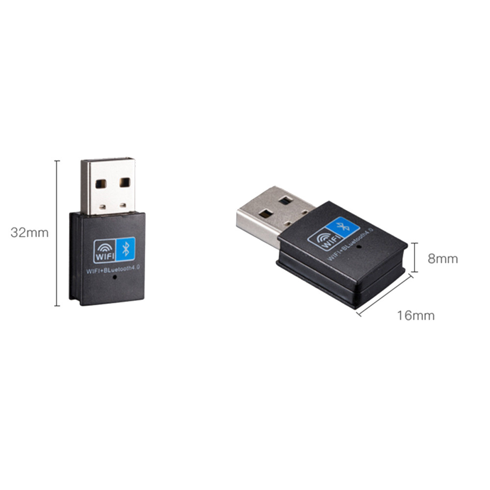 4.0 Bluetooth adapter 150m Bluetooth WIFI two-in-one usb wireless network card wifi receiver RTL8723