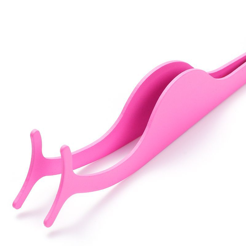 Factory direct supply auxiliary device eyelash curler stainless steel false eyelash eyebrow clamp tweezers beauty tools Eyelash Curler