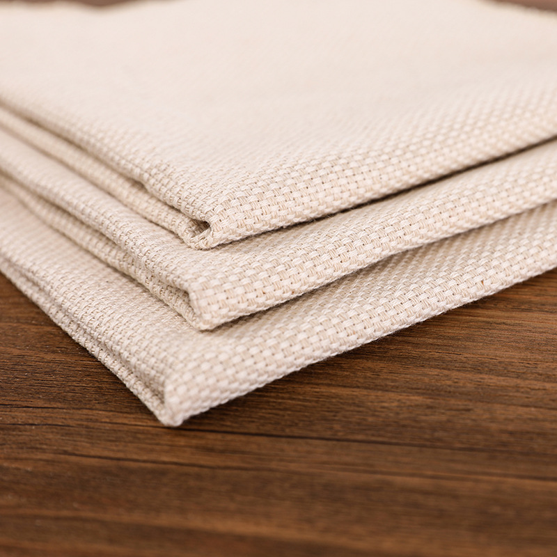 Poke Embroidery 10*10 Linen Fabric for Wool Embroidery 14CT Russian Embroidery Stretch Embroidery Chopped Embroidered Cloth Pattern