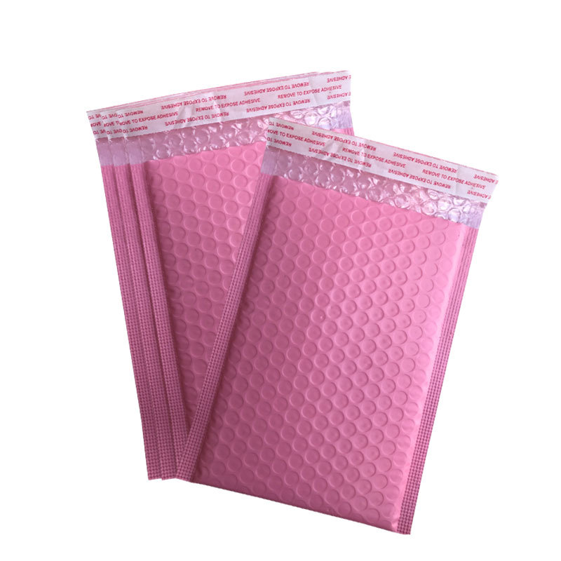 Pink Bubble Bag Garment Express Packaging Bag Wholesale Bubble Packing Bubble Bag Express Bag logo Printing