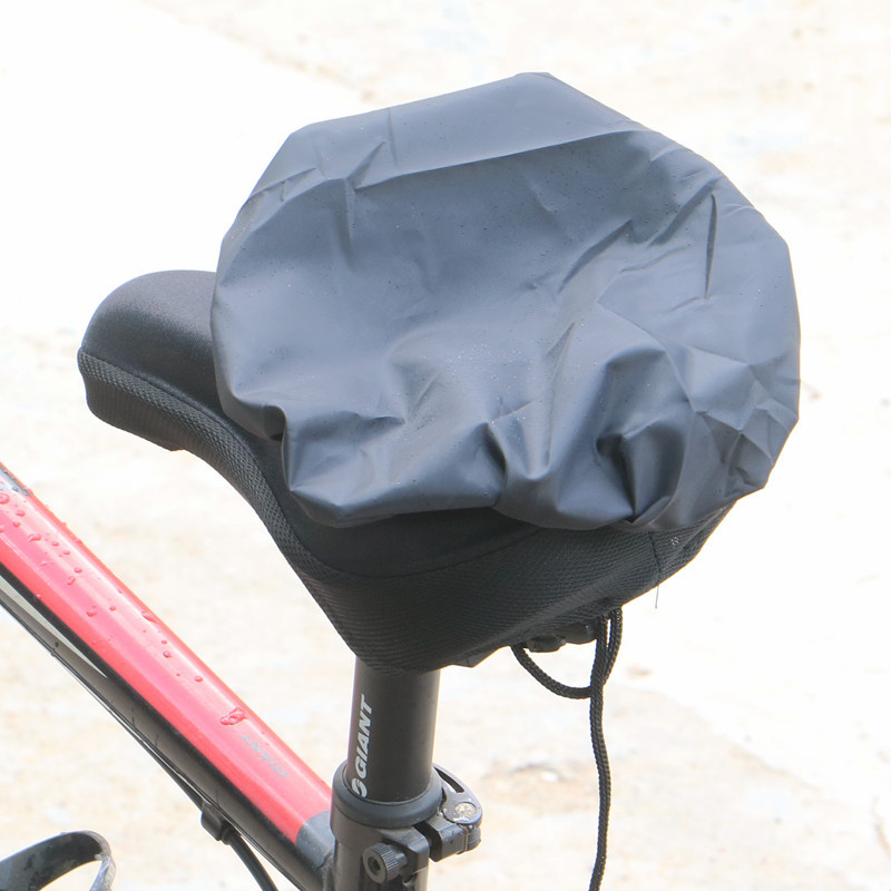 Bicycle cushion rain cover silicone sponge cushion cover rain cover mountain bike saddle Rain cover