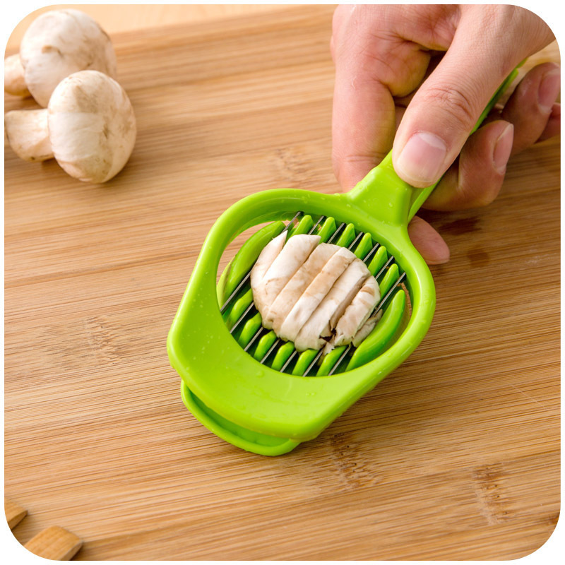 Spot supply ABS thick egg mushroom slicer egg slicer egg slicer red date slicer