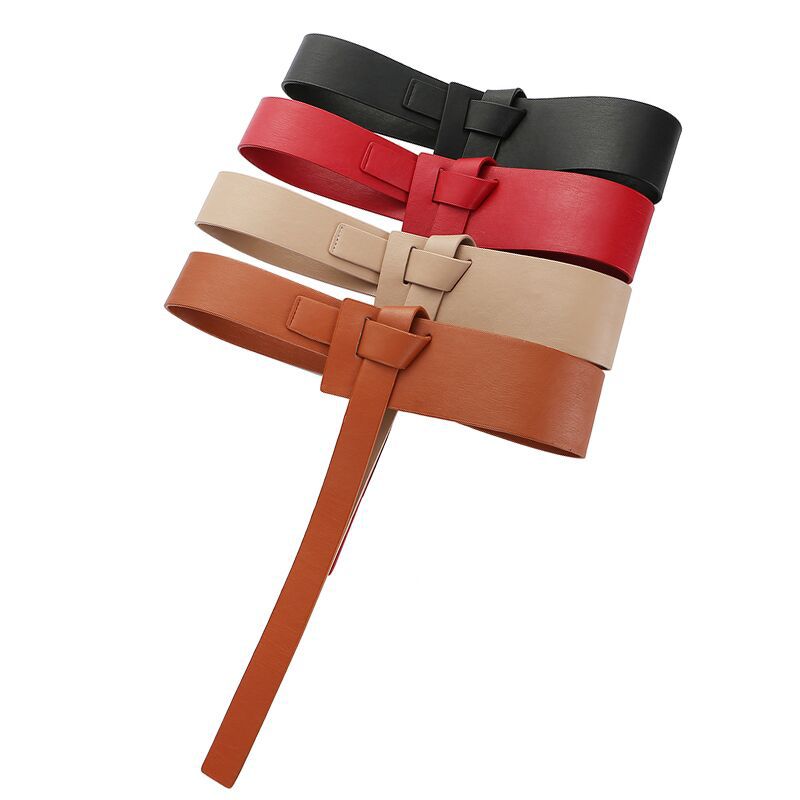 Belt Women's Outer Wear Super Wide Decorative Shirt Coat Matching Skirt Fashion Joker Belt Accessories Factory Outlet