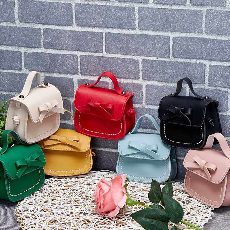 2020 Summer new girls shoulder bag Korean fashion mini bow personality children mini backpack wholesale