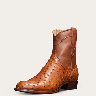 wish Cross-border Source 2020 New Foreign Trade Low-heeled Round Head 38-48 Men's Low-barreled Rider Boots
