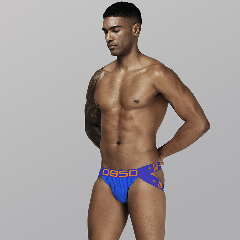 BS 85 cotton sexy men's thong personality trendy men's low waist sexy T pants underwear men's BS3515