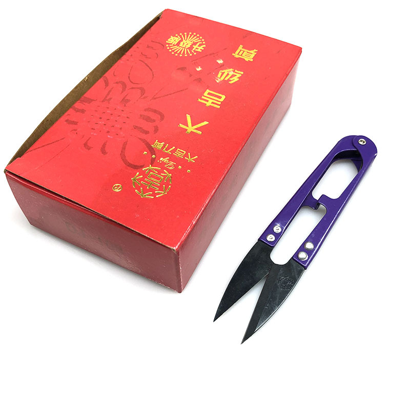 Wholesale Daji Yarn Shear Cross Stitch Scissors U-Shaped Small Scissors Household Threading Scissors High Carbon Yarn Shear