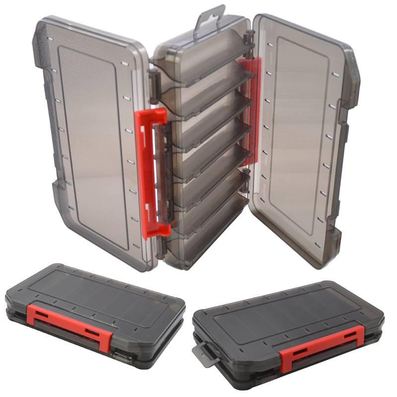 Lure box double-layer multi-functional storage box plastic box Lure bait fake bait fishing bait accessories box