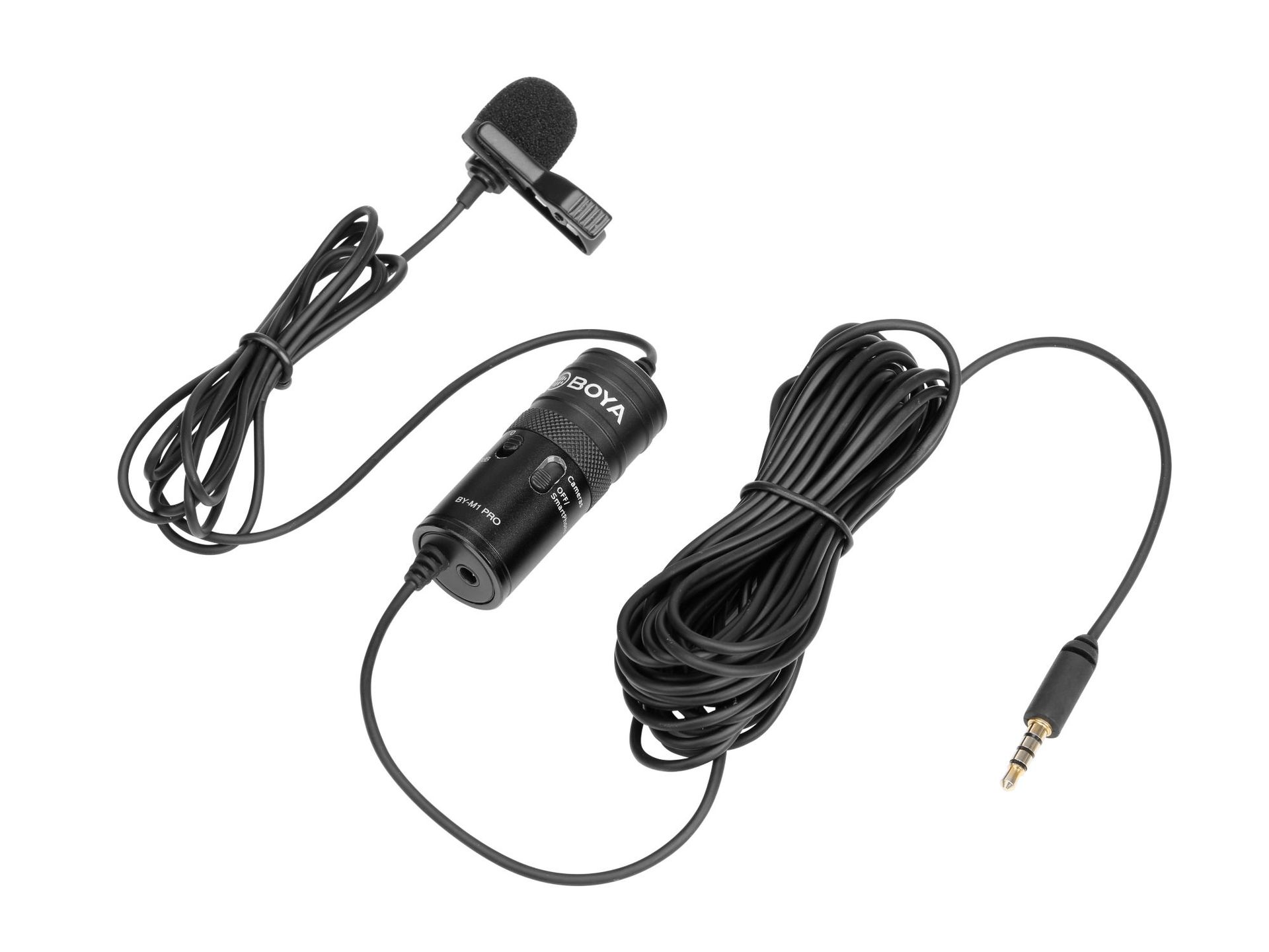 BOYA BOYA collar clip microphone mobile phone camera computer eating and broadcasting voice control microphone noise reduction applicable radio microphone recording