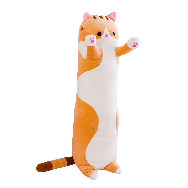 Long Cat pillow new creative plush toy cute cat pillow doll wholesale Doll Girl gift
