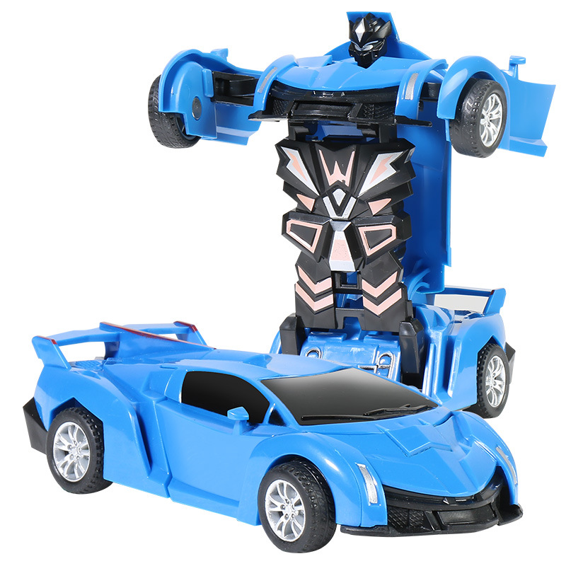 Children's collision inertial deformation car impact deformable toy car Bugatti Farah children's toy car