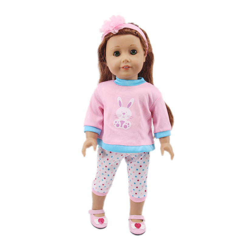 18寸美國女孩娃娃衣服 American girl洋娃娃套裝 速賣通外貿批發