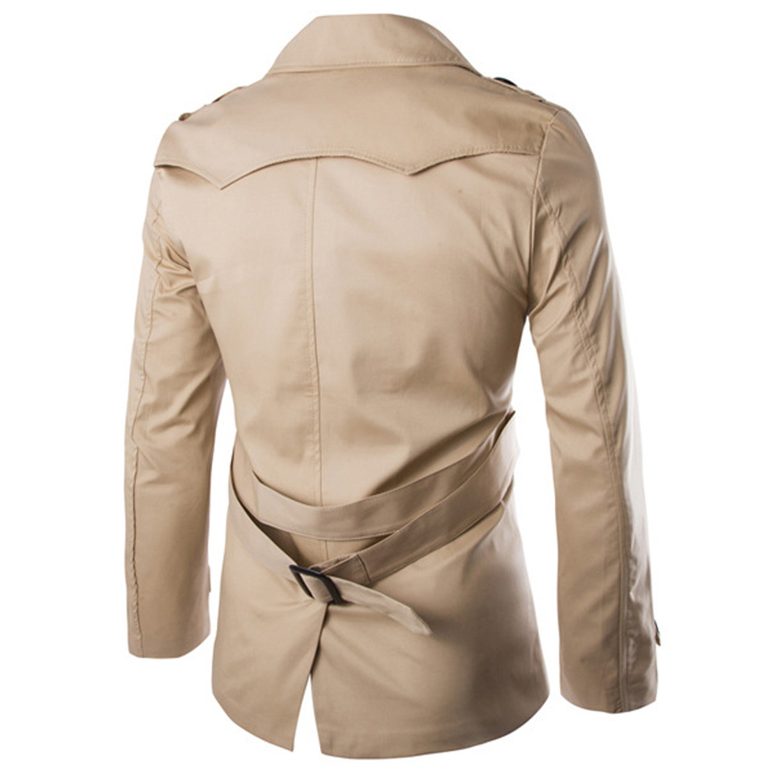 2020 new foreign trade Men's trench coat aowofs cotton double-breasted boutique coat British temperament Y016