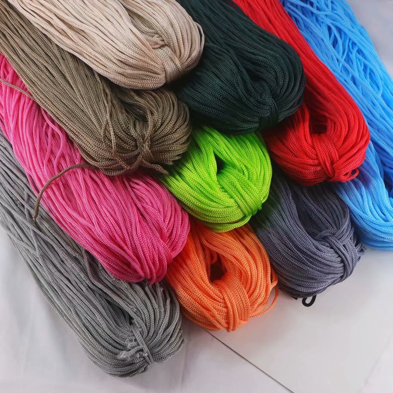New Light Body Thick Ice Silk Braided Material Hook Hat Gook Bag Ribbon Line Upgrade Ice Silk Line Braided Hat Line
