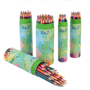 Tube color pencil student painting graffiti color lead art painting coloring pencil lead drawing coloring pencil