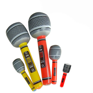 Large Inflatable Simulation Microphone Simulation Microphone Inflatable Microphone Simulation Musical Instrument Program Activity Props