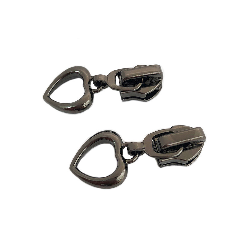 Wholesale No.5 nylon zipper pull women's leather shoes with lock pull pull pull pull pull garment jacket zipper accessories pull pull
