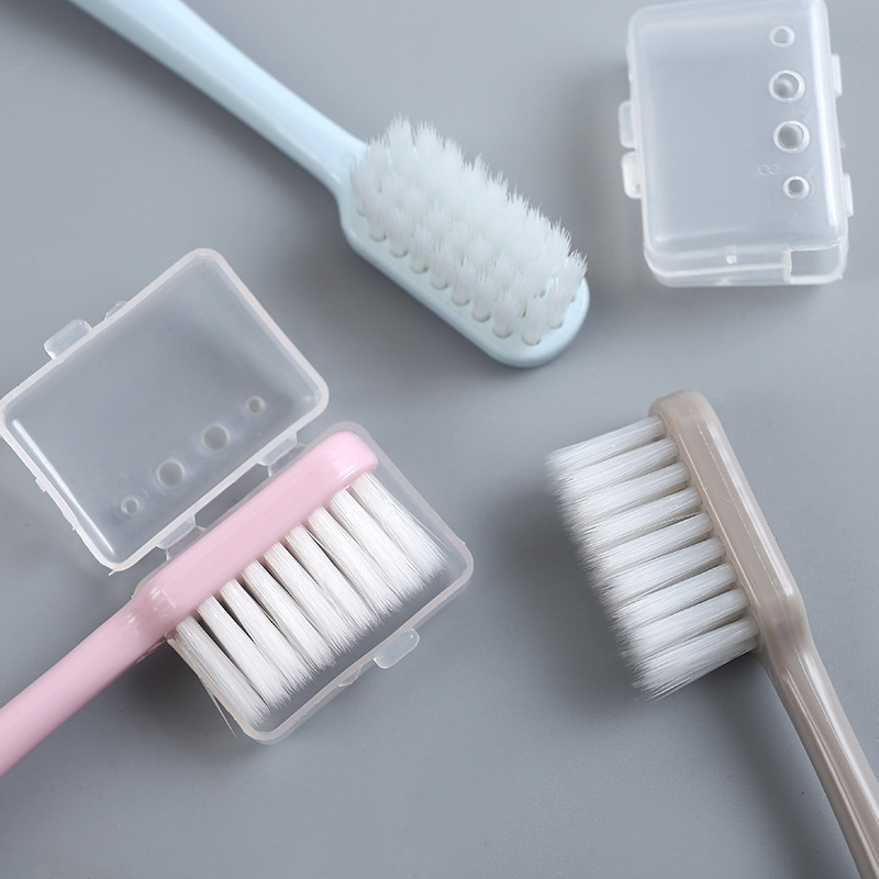 T Japanese Unprinted Macaron Adult Soft Hair Toothbrush Japanese Good Family 4 Pack Toothbrush Factory Wholesale