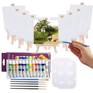 Factory Direct children's painting graffiti suit educational innovation Art paint brush drawing board palette