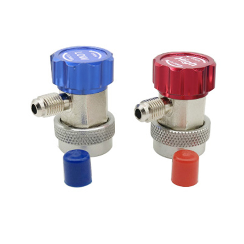 R134aR1234yf adjustable quick connector refrigerant fluorination Connector tool car air conditioner 134a adapter